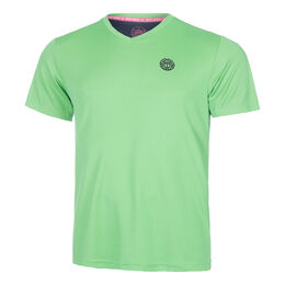 Crew Inside Out V-Neck T-Shirt Herren-Neongr&uuml;n,Dunkelblau