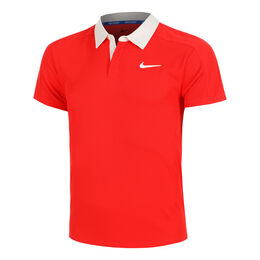 Court Dri-Fit Advantage Slam Polo Herren-Rot,Wei&szlig;