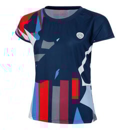 New York 2024 T-Shirt Damen-Dunkelblau,Mehrfarbig