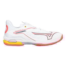 Wave Exceed Tour 6 Sandplatzschuh Damen-Weiß,Koralle