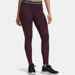 ColdGear Textured Tight Damen-weinrot
