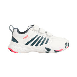 Court Express 2 Strap Allcourtschuh Kinder-Weiß,Petrol