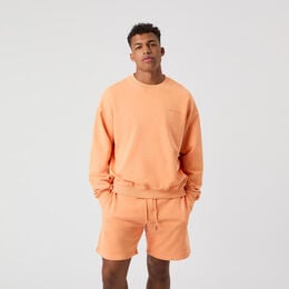 Borg Oversized Washed Sweatshirt Herren-Orange