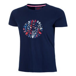 New York 2024 Chill T-Shirt Damen-Dunkelblau