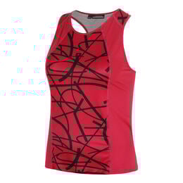 Miria Printed Tank-Top Damen-Rot,Schwarz