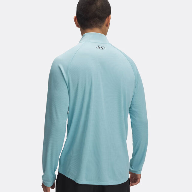 Tech Textured 1/2 Zip-GRY Long-Sleeves