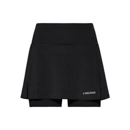 Club Basic Long Rock Damen-Schwarz,Silber