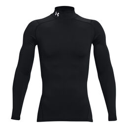 Coldgear Comp Mock Longsleeve Herren-Schwarz