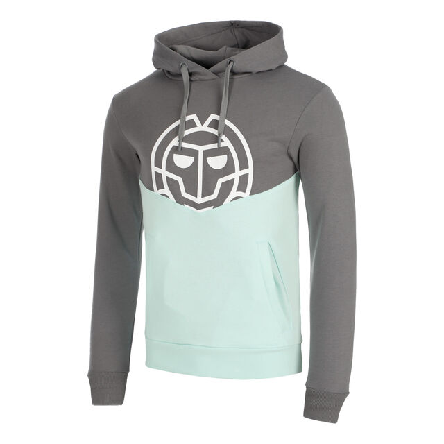 Lunis Lifestyle Hoody - dark grey/ mint