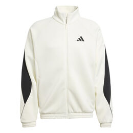 Stadiums Trainingsjacke Herren-Creme,Schwarz