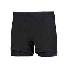 Exercise Shorts Damen-Schwarz,Grau