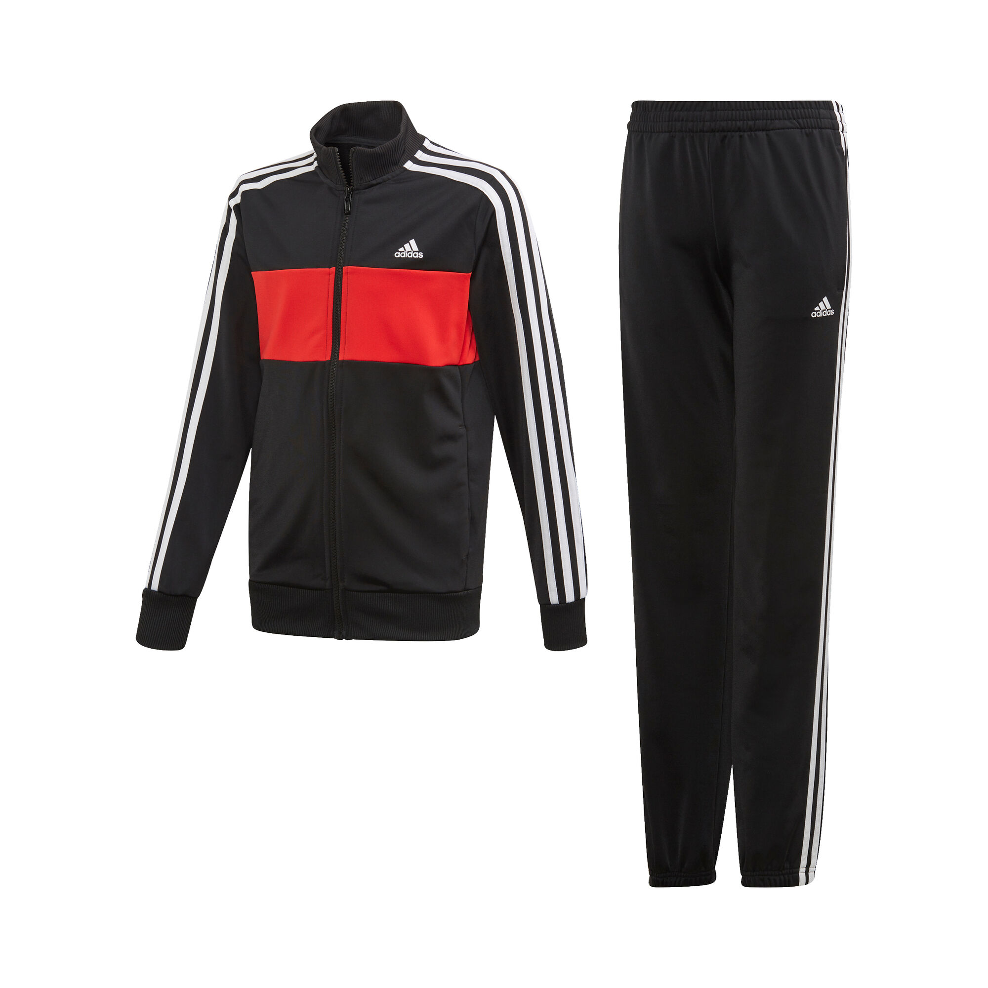 adidas Tiberio Trainingsanzug Jungen - Schwarz, Rot online kaufen | CenterCourt.de