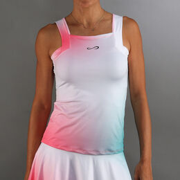 Breeze Tank-Top Damen-Neonpink,Weiß