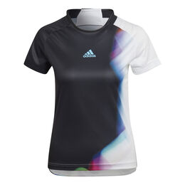 World Cup T-Shirt Damen-Schwarz,Weiß