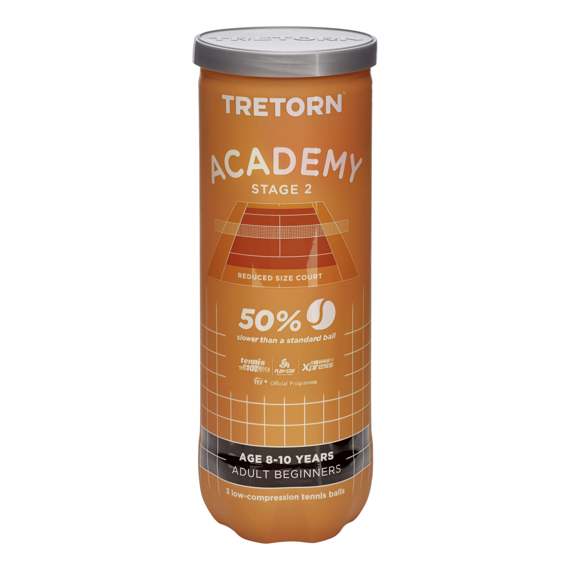 Tretorn Academy Orange (Stage 2) 3er Dose online kaufen Center Court DE