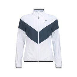 Club 22 Trainingsjacke Mädchen - weiß, dunkelblau