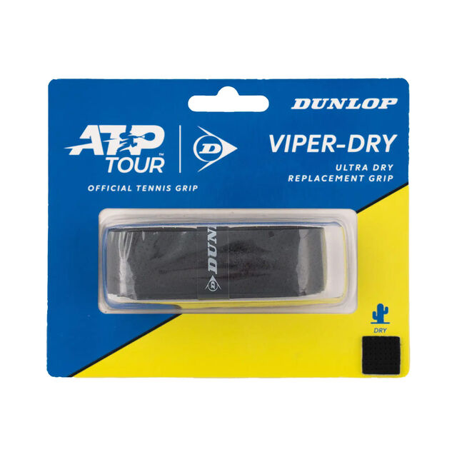 D TAC ATP VIPER-DRY REP GRIP BLK 1PC BLISTER