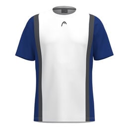 Club 25 Tech T-Shirt Herren-Weiß,Dunkelblau