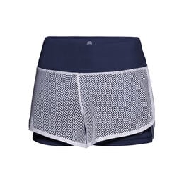Efia Tech (2in1) Shorts Damen-Dunkelblau,Weiß