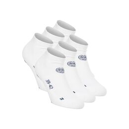 No Party XXL No Show Move Socks 6 Pack - black