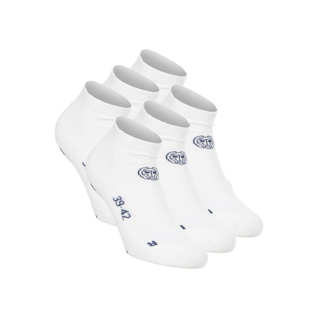 No Party XXL No Show Move Socks 6 Pack - black