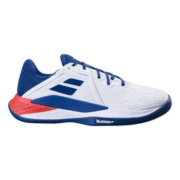 Propulse Fury 3 Sandplatzschuh Herren - weiß, dunkelblau