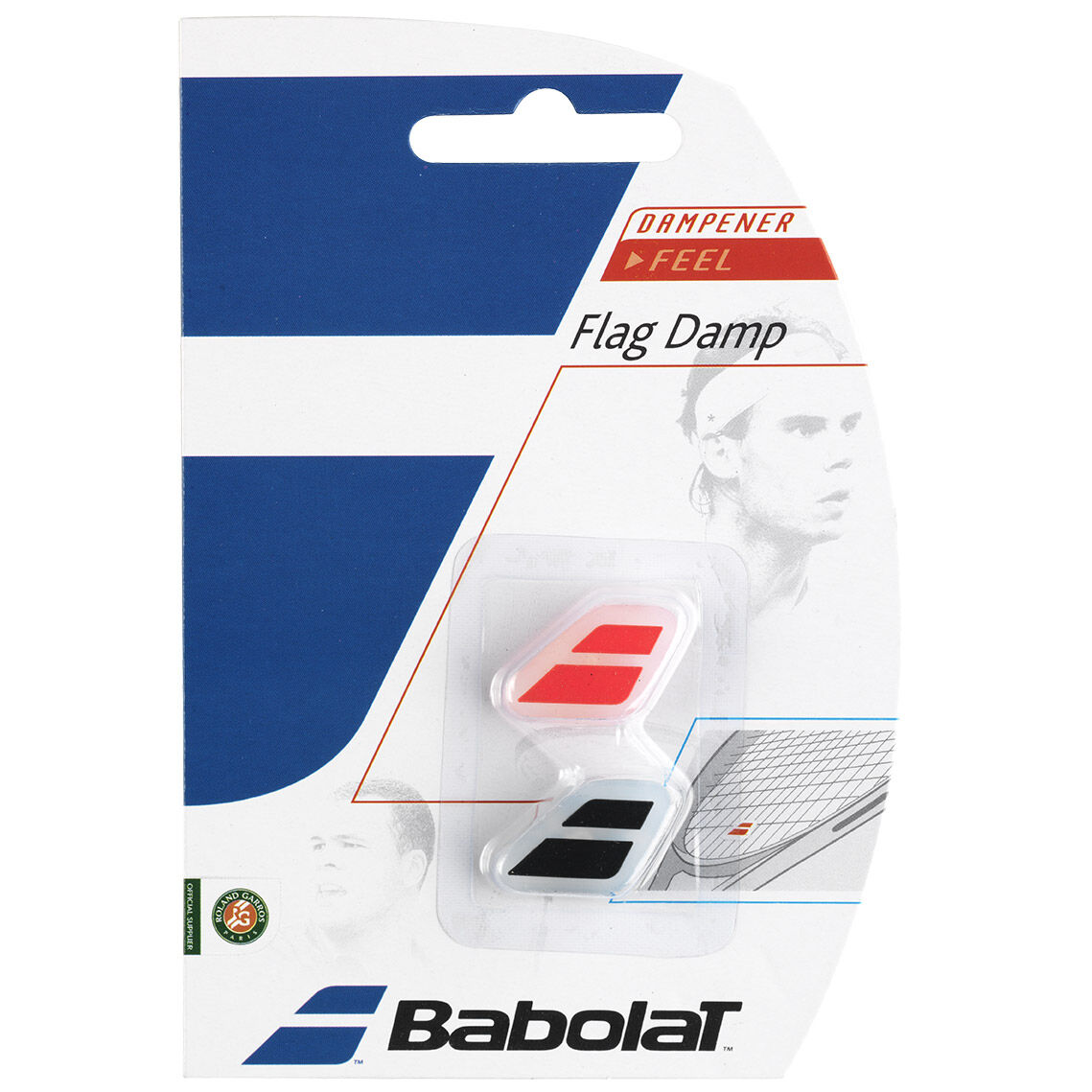 Babolat Flag Dämpfer 2er Pack schwarz/rot 