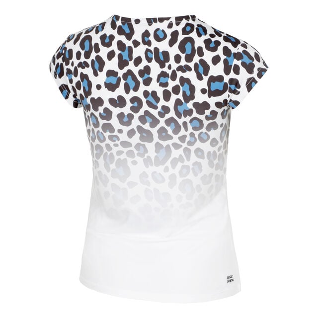 Fingerprint Printed V-Neck Tee