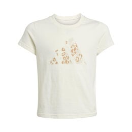 Animal Big Logo T-Shirt Mädchen-Creme
