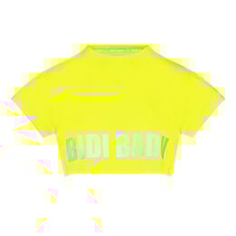 Abdominis Crop Move T-Shirt Damen-Neongelb