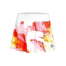 Wild Arts Printed Wavy Rock Damen-Wei&szlig;,Mehrfarbig