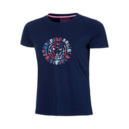 New York 2024 Chill T-Shirt Mädchen - dunkelblau, rot