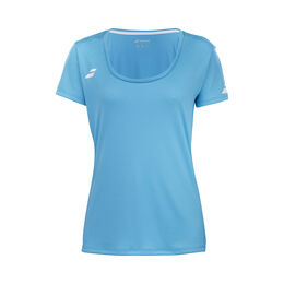 Play Cap Sleeve T-Shirt Mädchen-Blau,Weiß