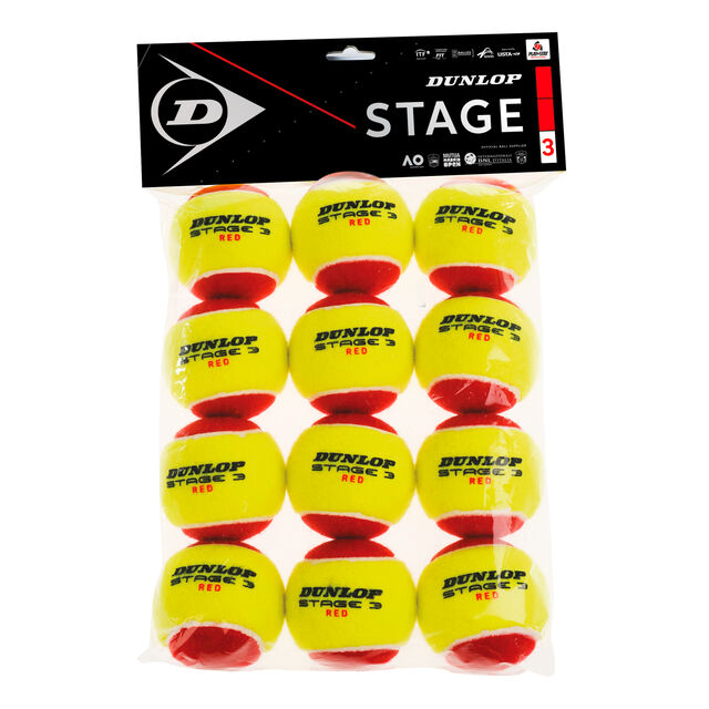 Mini Tennis Stage 3 Red, 12er