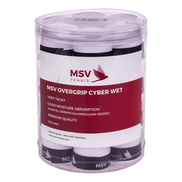 Overgrip Cyber Wet 24er Pack weiß