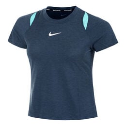 Court Dri-Fit Advantage T-Shirt Damen - dunkelblau, türkis