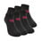 Leana No Show Tech Socks 6 Pack - black