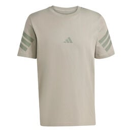 3Stripes Regular T-Shirt Herren-beige