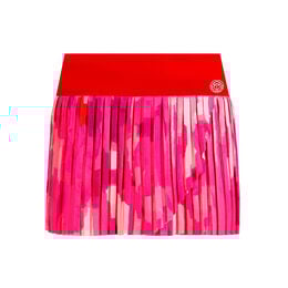 Lowey Tech Plissee Rock Damen-Rot,Rosa