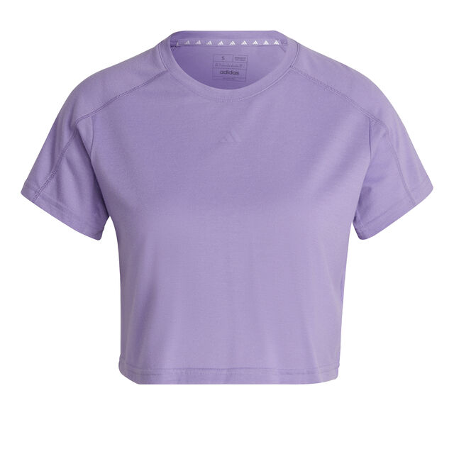 AEROREADY Train Essentials 3 Bar Logo Crop T-Shirt