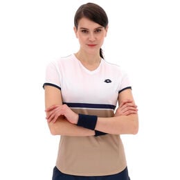 Tech V T-Shirt Damen-Beige