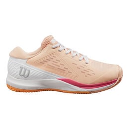 Rush Pro ACE CLY Sandplatzschuh Damen-Apricot,Weiß