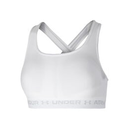 Crossback Mid Sport-BH Damen-Weiß,Grau