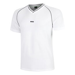 Retro T-Shirt Herren-Weiß