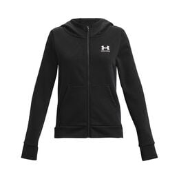 Rival Fleece LU Sweatjacke Mädchen-Schwarz