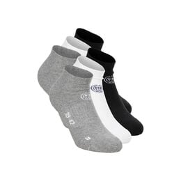 No Party XXL No Show Move Tennissocken-Grau,Schwarz