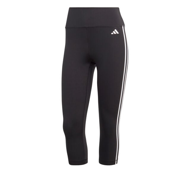 Train Essentials 3-Stripes High-Waisted 3/4 Leggings
