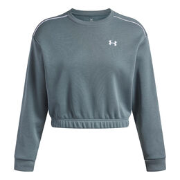Rival Fleece Piped Crew Sweatshirt Damen - blaugrau, 