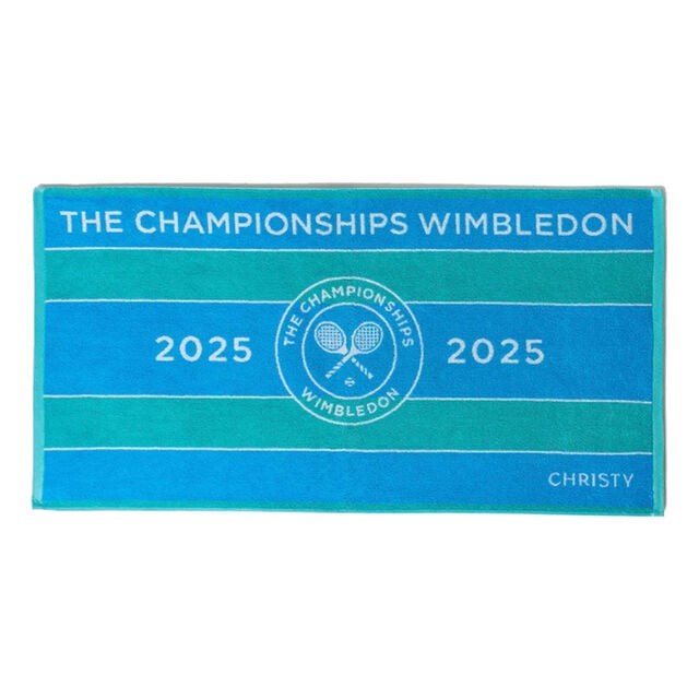 Wimbledon Champ towel 2025 Bath Aqua-Sea