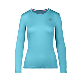 Mina Tech Roundneck Longsleeve Mädchen - hellblau, 